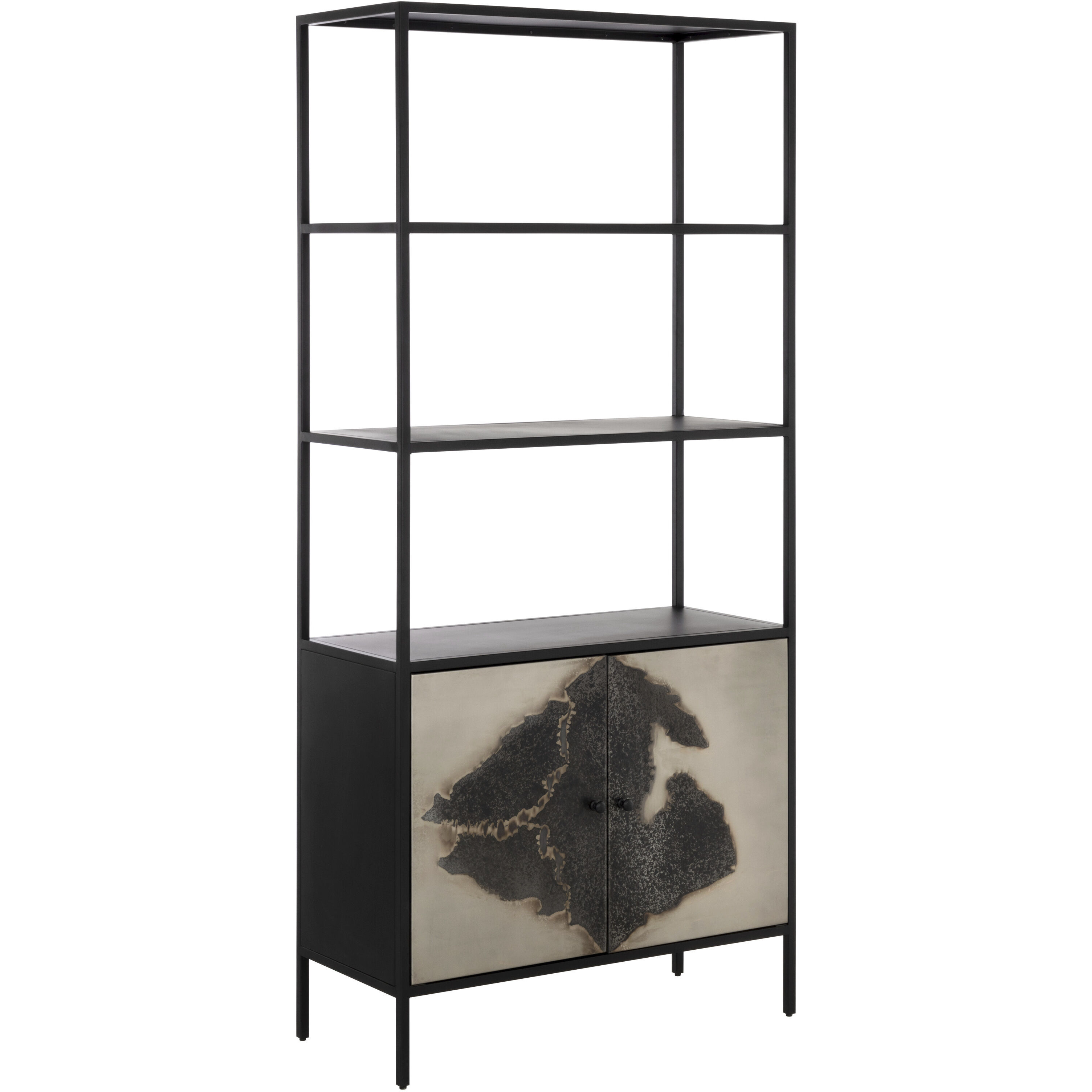 Arlington Black Bookcase